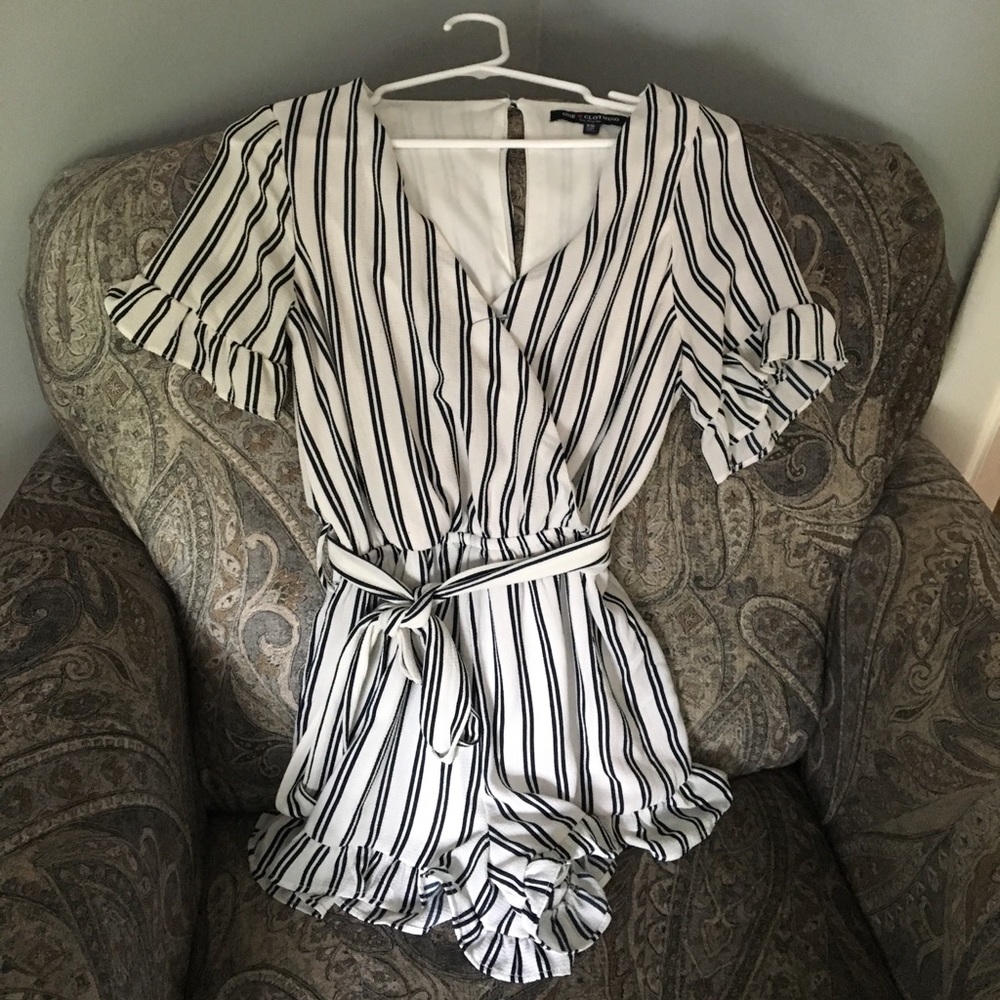 Stripped Romper